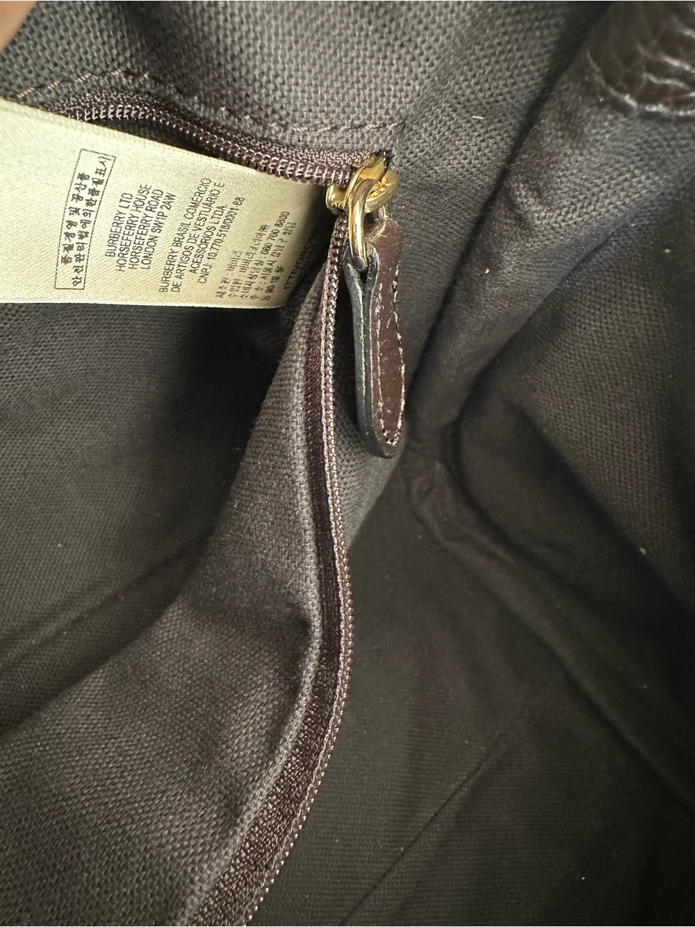 Burberry Beige Vintage Check Satchel with Black Leather Trim - Picture 7 of 16